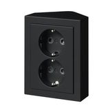 402EE-885 Socket outlet Black - Impressivo