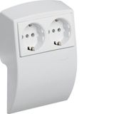 L 2250 White 9010 SL-Socket plinth