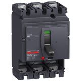 circuit breaker basic frame, ComPact NSX160F, 36 kA at 415 VAC 50/60 Hz, 160 A, without trip unit, 2 poles