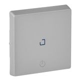 Cover plate Valena Life - time delay switch - aluminium