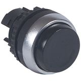 Osmoz non illuminated spring return head - projecting Ø22 - black