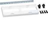 Assembly unit,universN,150x500mm,for modular devices, horizontal,2x12m