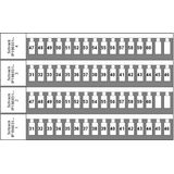 Marking tags for TB and ST - terminals, 31-60 (each 2x)