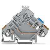 2-conductor actuator terminal block with colored conductor entries 2.5