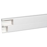 Universal trunking with partition 50x195 mm - 2 x 85 mm cover - 2 m