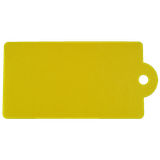 Label plate 160 x 80 x 0.6 mm