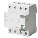 residual current operated circuit breaker, 4-pole, type A, In: 25 A, 5SV3642-6BA