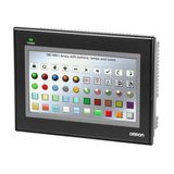 Touch screen HMI, 7 inch WVGA (800 x 480 pixel), TFT color, Ethernet +
