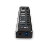 10 Port USB 3.0 Hub with On/Off Switches Connect up to 10 devices - with On/Off switches for each port