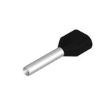 Wire end ferrule, Twin wire-end ferrule, 1.5 mm², Stripping length: 15