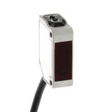 Photoelectric sensor, rectangular housing, stainless steel, red LED, r E3ZM0266H