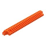 THT female header angled Pin spacing 5.08 mm orange