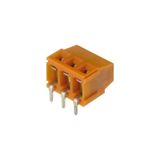 PCB terminal, 5.08 mm, Number of poles: 3, Conductor outlet direction: