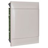 LEGRAND 2X12M FLUSH CABINET WHITE DOOR E+N TERMINAL BLOCK FOR DRY WALL