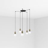 ART OLD GOLD PENDANT LAMP 1XE27 60W 5L