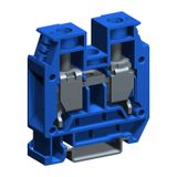 Screw terminal block 35mm2, 1-level, blue color