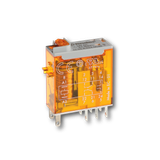 Mini.ind.relays 2CO 8A/24VDC/Agni+Au/Test button/Mech.ind. (46.52.9.024.5040)