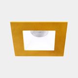 Downlight Play Deco Symmetrical Square Fixed Gold/White IP54