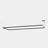 Lineal lighting system APEX_RECTANGULAR_AW28_29_31_32 96W LED warm-white 3000K CRI 95 DALI White IP40 8336lm