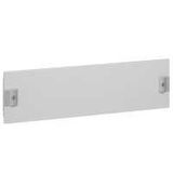 Solid metal faceplate XL³ 400 - for cabinet and enclosure - h 200 mm