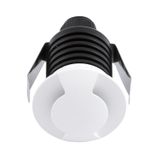 Satin Nickel Aluminium LED 1 Watt 19,1Lm 3000K IP67 100-240 Volt 50Hz Beam 51o Driver Included D: 4.2 H: 9 cm Cut Out: 3.7 cm