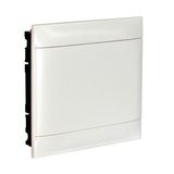 LEGRAND 2X18M FLUSH CABINET WHITE DOOR E + N  TERMINAL BLOCK FOR DRY WALL