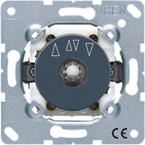 Rotary blind switch insert 1-pole 1234.10