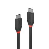 1m USB 3.2  Type C to C Cable, 20Gbps, 3A, Black Line USB Type C Male to C Male