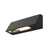 PEMA SQUARE wall lamp, E27, max. 15W, black