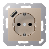 SCHUKO socket with USB type A A1520-18ACH