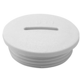 CLOSURE CAP - NYLON - M63 PITCH - GREY RAL 7035 - IP65