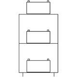 Battery-frame for 18 x NLBA120 up to NLBA260