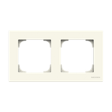 8572.1 BL Frame 2-gangs - Soft White 2gang White - Sky Niessen