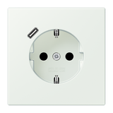 SCHUKO socket with USB type C LC32024 LC1520-18C210