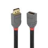 2m DisplayPort 1.4 Extension Cable, Anthra Line DP Male to Female