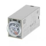 Timer, plug-in, 14-pin, on-delay, 4PDT, 3 A, 24 VDC Supply, 0.5 - 10 S