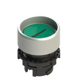 Protected green luminous button with marking E2 1PL2P429L2