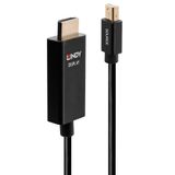 3m Mini DisplayPort to HDMI 4K60hz Adapter Cable Connects a single Mini DisplayPort device to HDMI® Display with a maximum resolution upto 4096x2160@60Hz