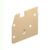 Separation and isolation plate for VPC.2, cross-connection cavity, beige color