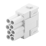 Module insert for industrial connector, Series: ModuPlug, PUSH IN with