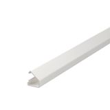 WDKMD7RW Mini trunking w. adhesive film and hinged upper part 7x12,5x2000