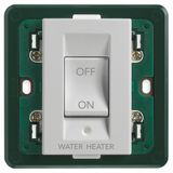 2P 32A 1-way switch WATER/HEATER Silver