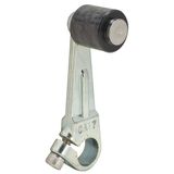 Limit switch lever, 9007, 9007C zinc, fixed length, outside nylon roller