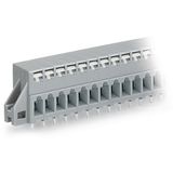 PCB terminal block push-button 2.5 mm² gray