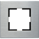 Novella Accessory Aluminium - Silver One Gang Frame