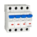 Miniature Circuit Breaker (MCB) C, 50A, 4-pole, 40ø C, 6kA