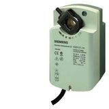 GQD121.1A - Rotary air damper actuator, AC/DC 24 V, 2-position, 2 Nm, spring return 30/15 s