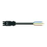 pre-assembled connecting cable Eca Plug/open-ended black