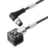 Valve cable (assembled), 90&deg; plug - valve plug, Design A (18 mm), 