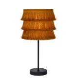 Lucide EXTRAVAGANZA TOGO - Table lamp - Ø 18 cm - 1xE14 - Ocher Yellow